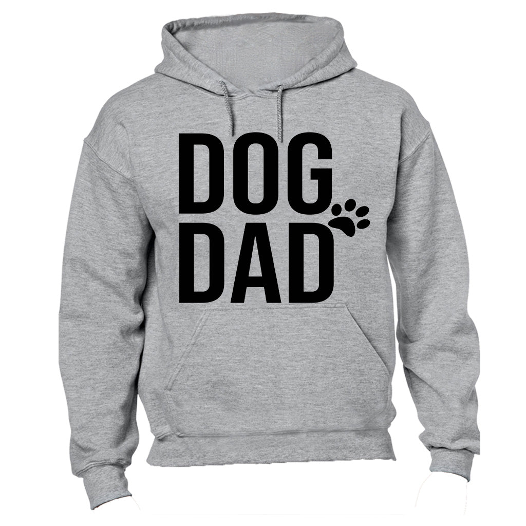 Dog Dad - Side Paw - Hoodie - BuyAbility South Africa