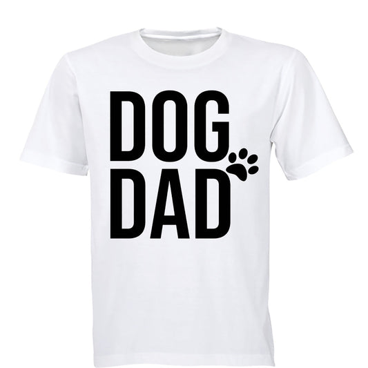 Dog Dad - Side Paw - Adults - T-Shirt - BuyAbility South Africa