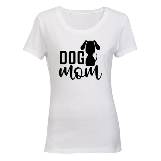 Dog Mom - Silhouette - Ladies - T-Shirt - BuyAbility South Africa