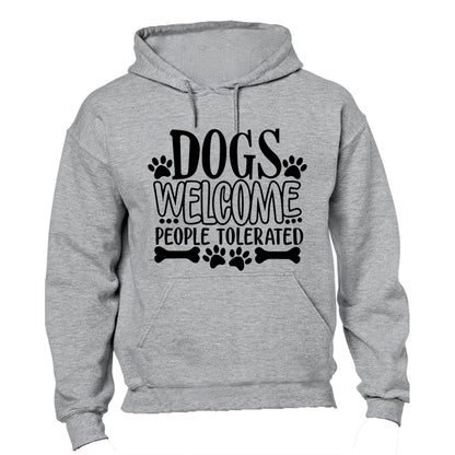 Dogs Welcome - Hoodie - BuyAbility South Africa