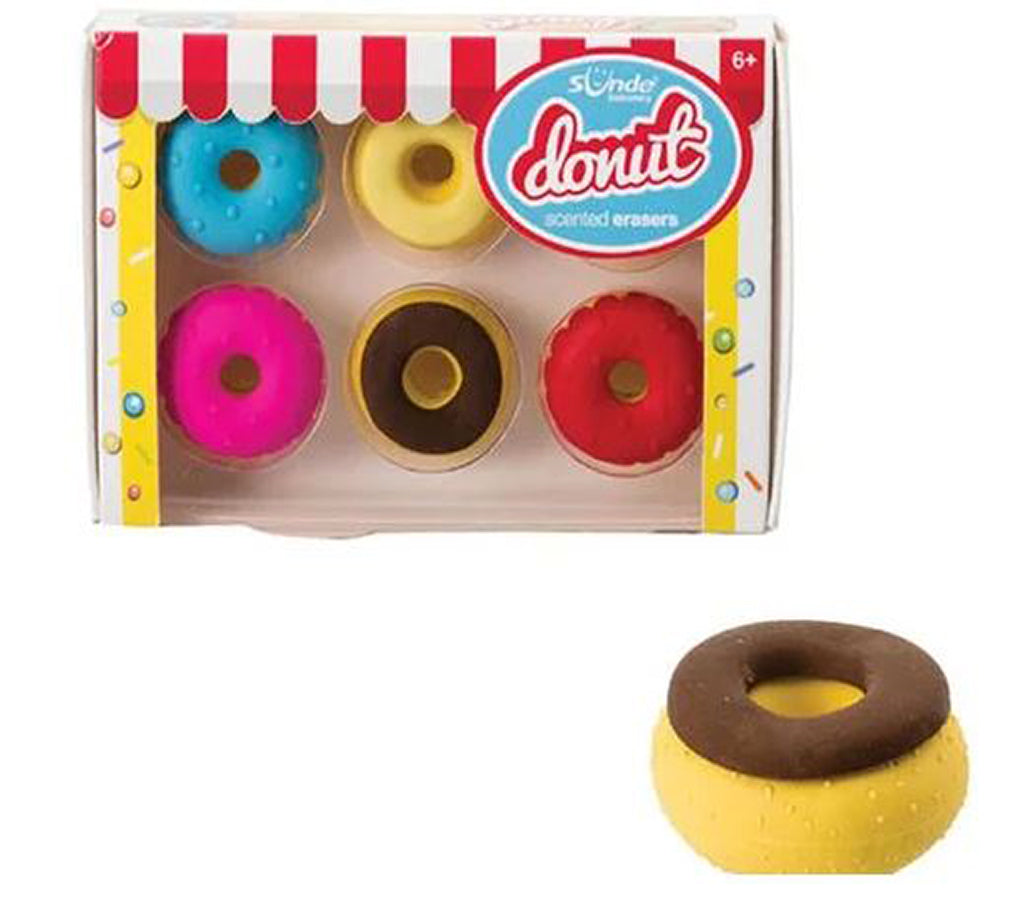 Scented Donut Erasers – 6 Piece - BuyAbility South Africa