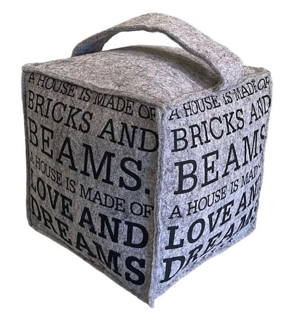 A House is Made Of - Fabric Doorstop