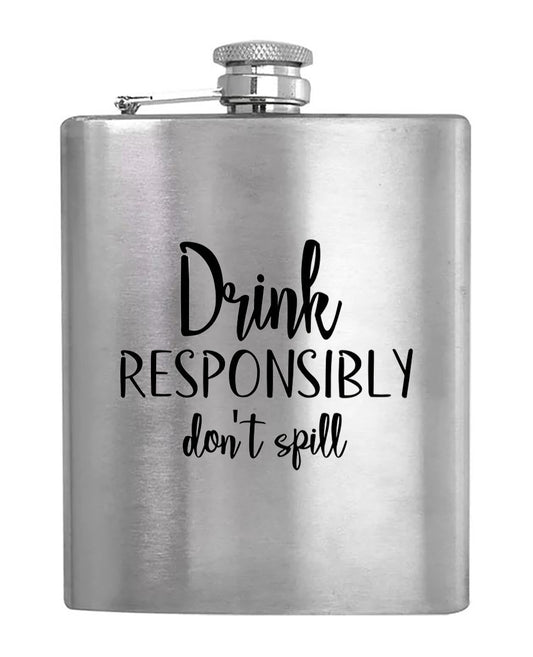 Drink Responsibly - Hip Flask