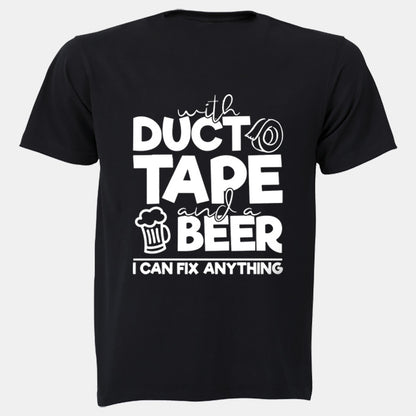 Duct Tape and Beer - Adults - T-Shirt - BuyAbility South Africa