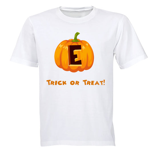 E - Halloween Pumpkin - Kids T-Shirt - BuyAbility South Africa