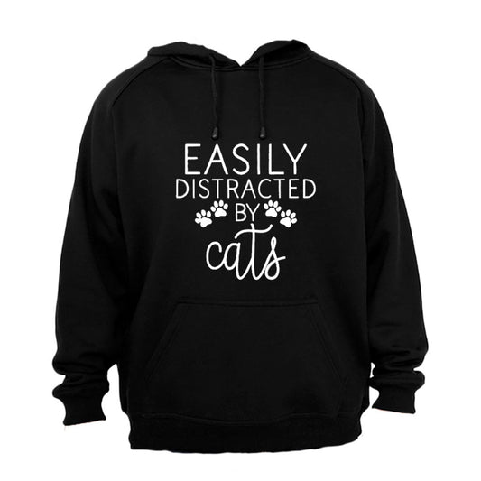 Easily Distracted by CATS - Hoodie - BuyAbility South Africa