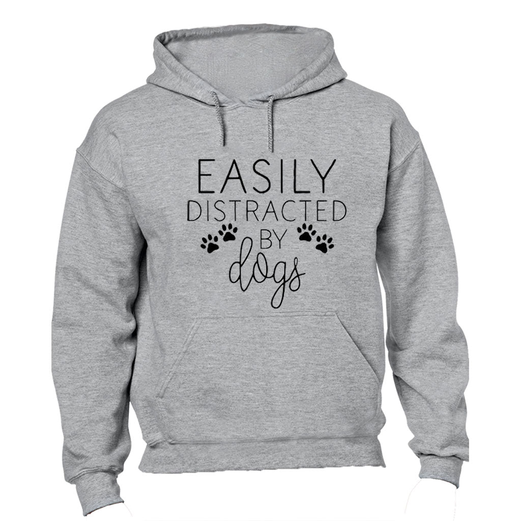 Easily Distracted by DOGS - Hoodie - BuyAbility South Africa