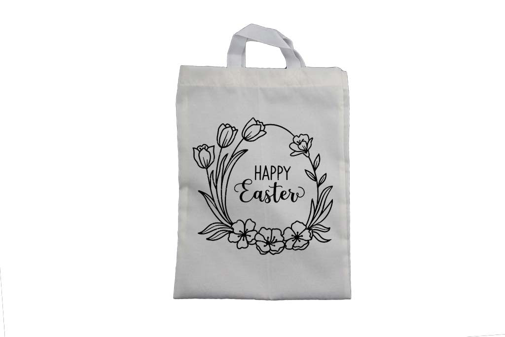 Easter Floral Egg - Easter Bag - BuyAbility