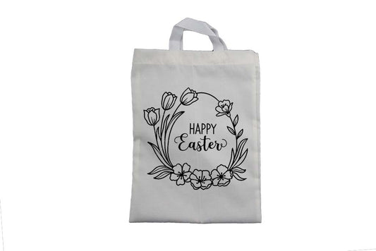 Easter Floral Egg - Easter Bag