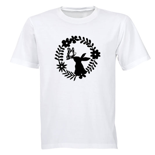 Easter Bunny Wreath - Adults - T-Shirt - BuyAbility South Africa