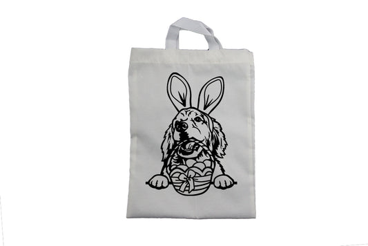 Easter Golden Retriever - Easter Bag