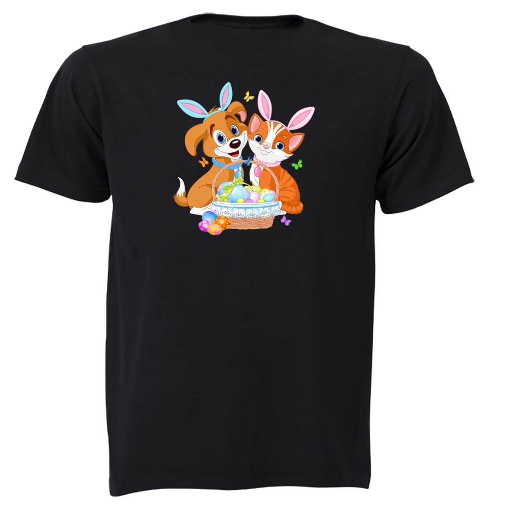 Easter Puppy & Kitten - Kids T-Shirt - BuyAbility South Africa