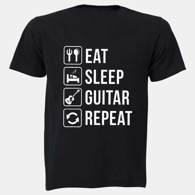 Eat. Sleep. GUITAR - Kids T-Shirt - BuyAbility South Africa