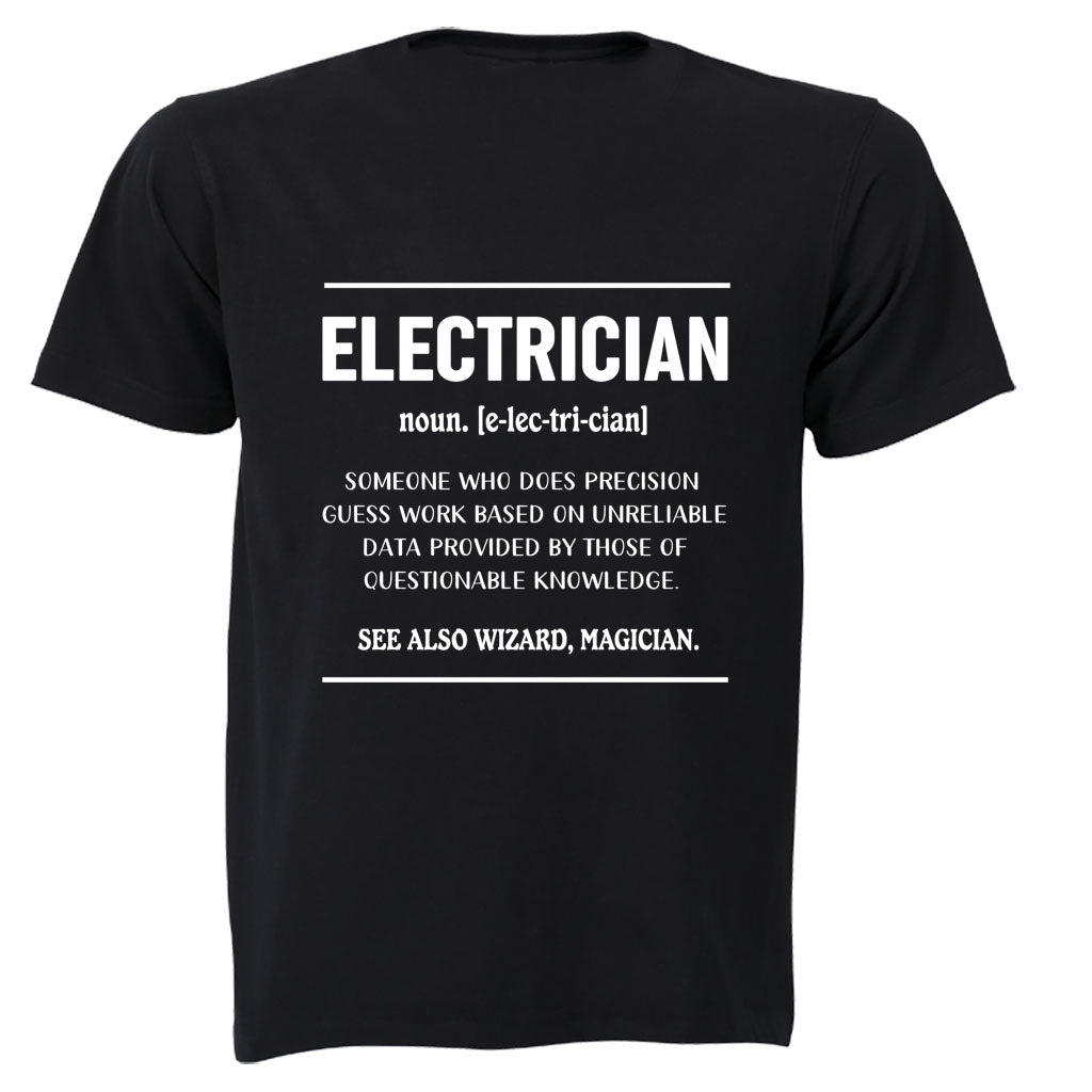 Electrician - Adults - T-Shirt - BuyAbility South Africa