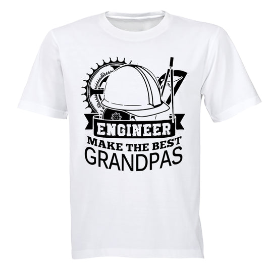 Engineer - The Best Grandpas - Adults - T-Shirt - BuyAbility South Africa