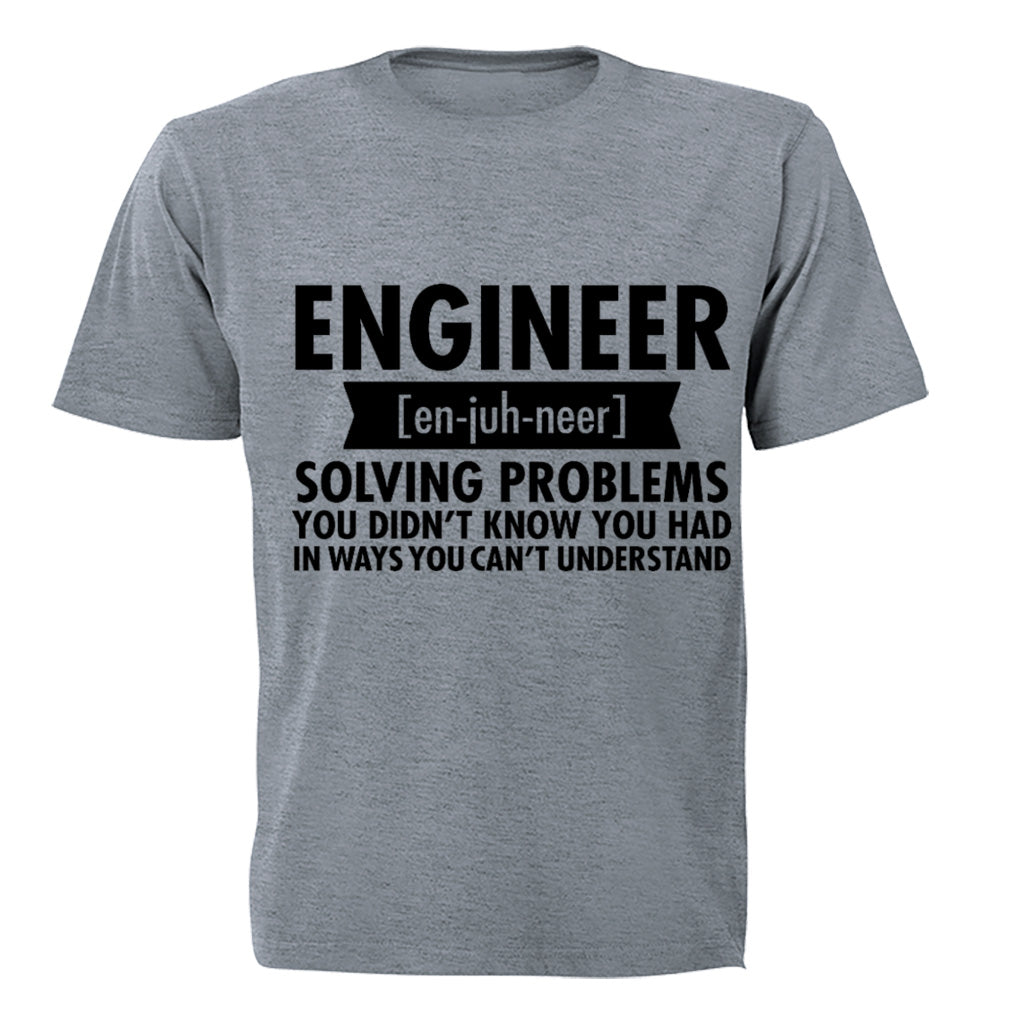 Engineer - En-juh-neer - Adults - T-Shirt - BuyAbility South Africa