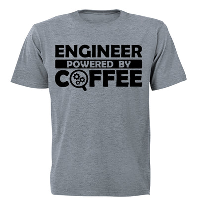 Engineer - Powered By Coffee - Adults - T-Shirt - BuyAbility South Africa