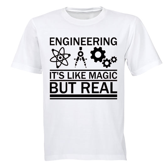 Engineering, It's Like Magic - Adults - T-Shirt - BuyAbility South Africa