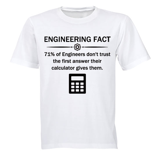 Engineering Fact - Adults - T-Shirt - BuyAbility South Africa