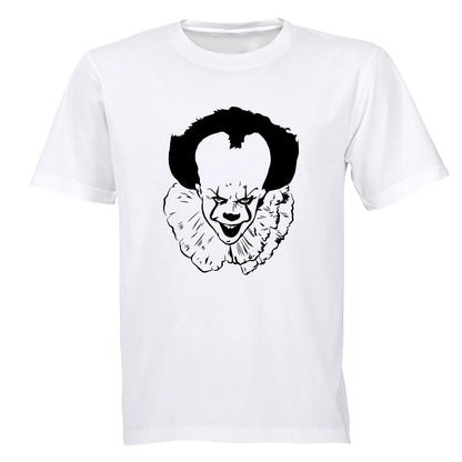 Evil Clown - Halloween - Adults - T-Shirt - BuyAbility South Africa