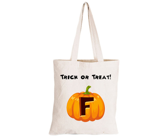 F - Halloween Pumpkin - Eco-Cotton Trick or Treat Bag - BuyAbility South Africa