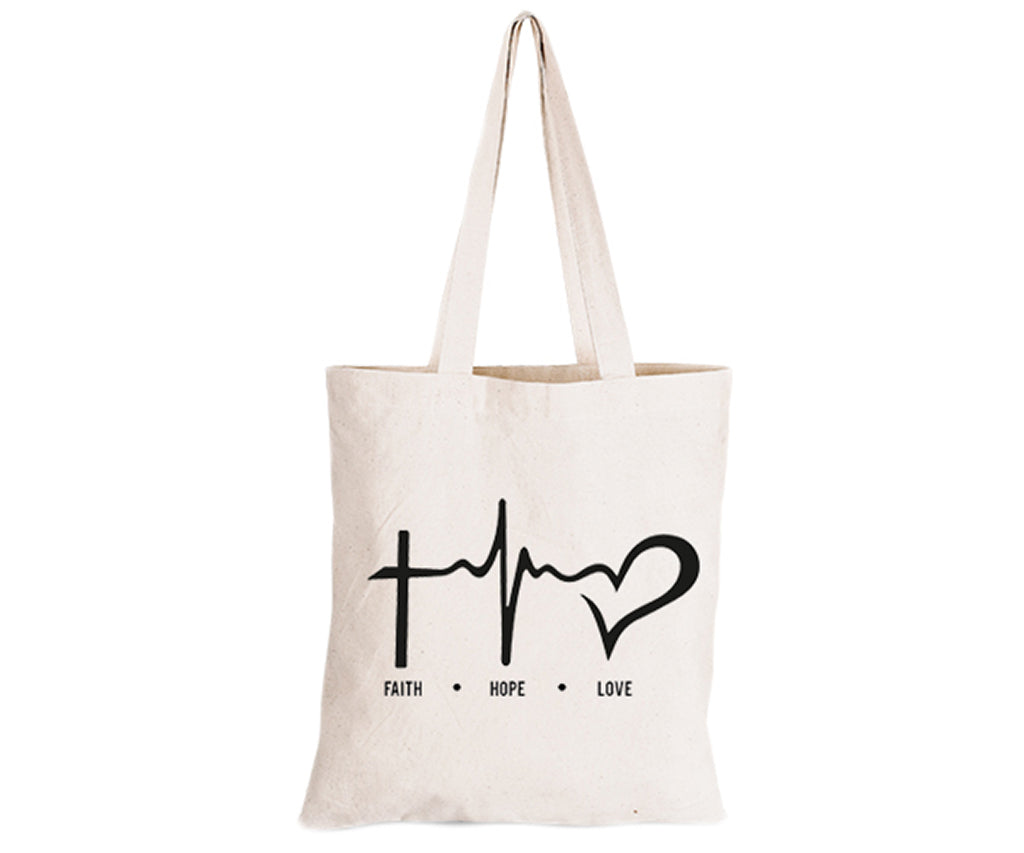 Faith, Hope & Love - Eco-Cotton Natural Fibre Bag - BuyAbility South Africa