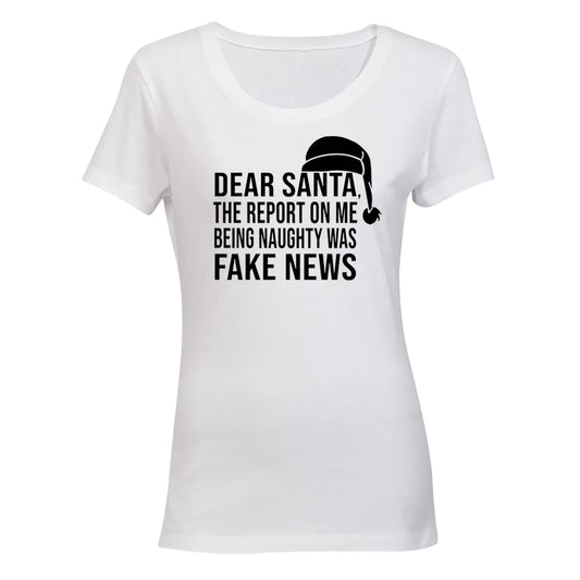 Fake News - Christmas - Ladies - T-Shirt - BuyAbility South Africa