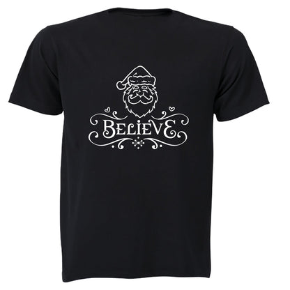 Father Christmas - Believe - Kids T-Shirt - BuyAbility South Africa