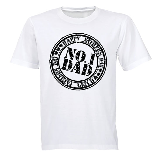 Fathers Day - No. 1 DAD - Adults - T-Shirt - BuyAbility South Africa