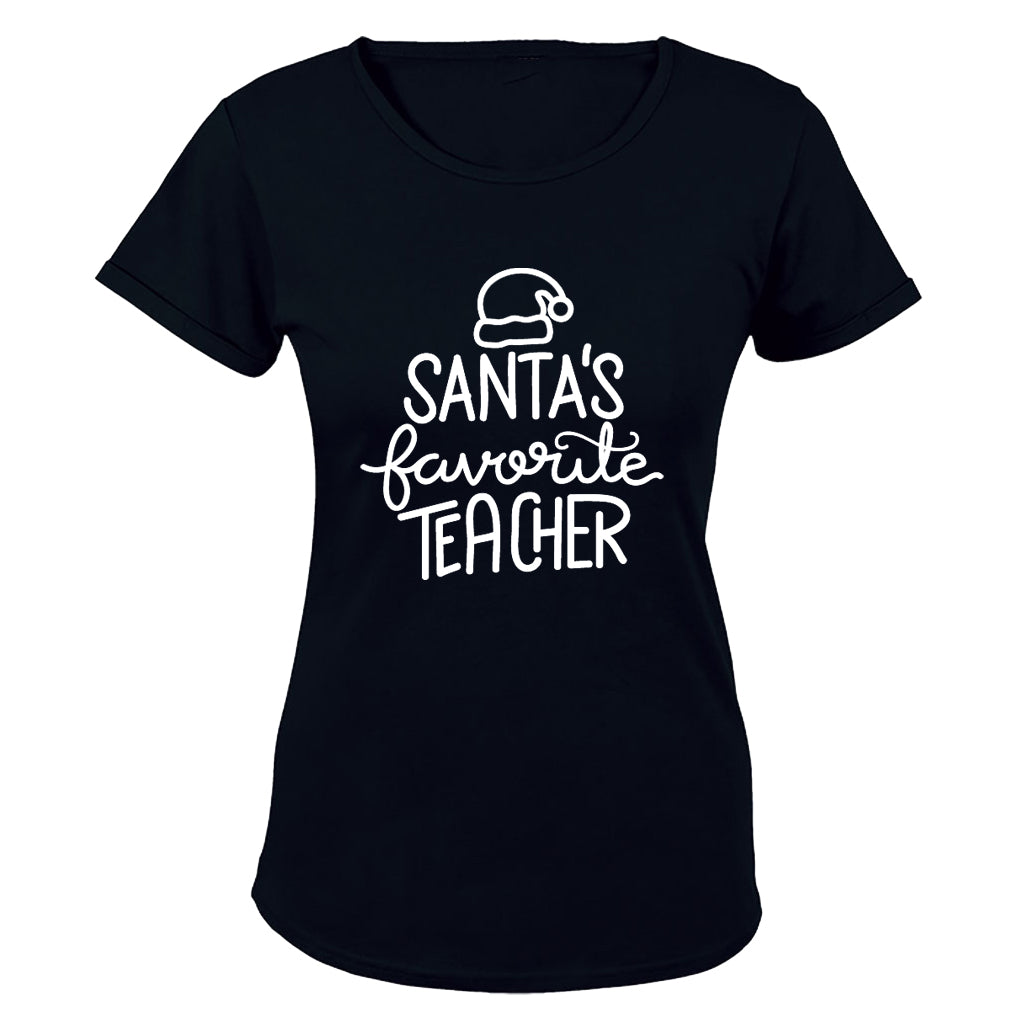 Favorite Teacher - Christmas - Ladies - T-Shirt - BuyAbility South Africa