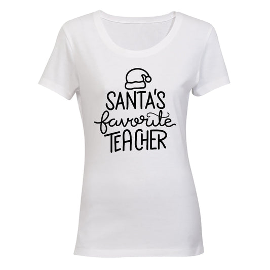 Favorite Teacher - Christmas - Ladies - T-Shirt - BuyAbility South Africa