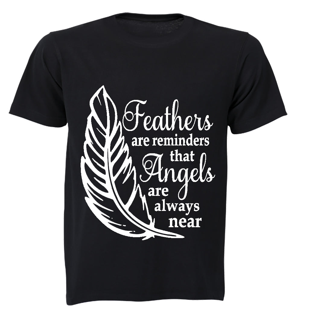 Feathers are Reminders that Angels.. - Kids T-Shirt - BuyAbility South Africa