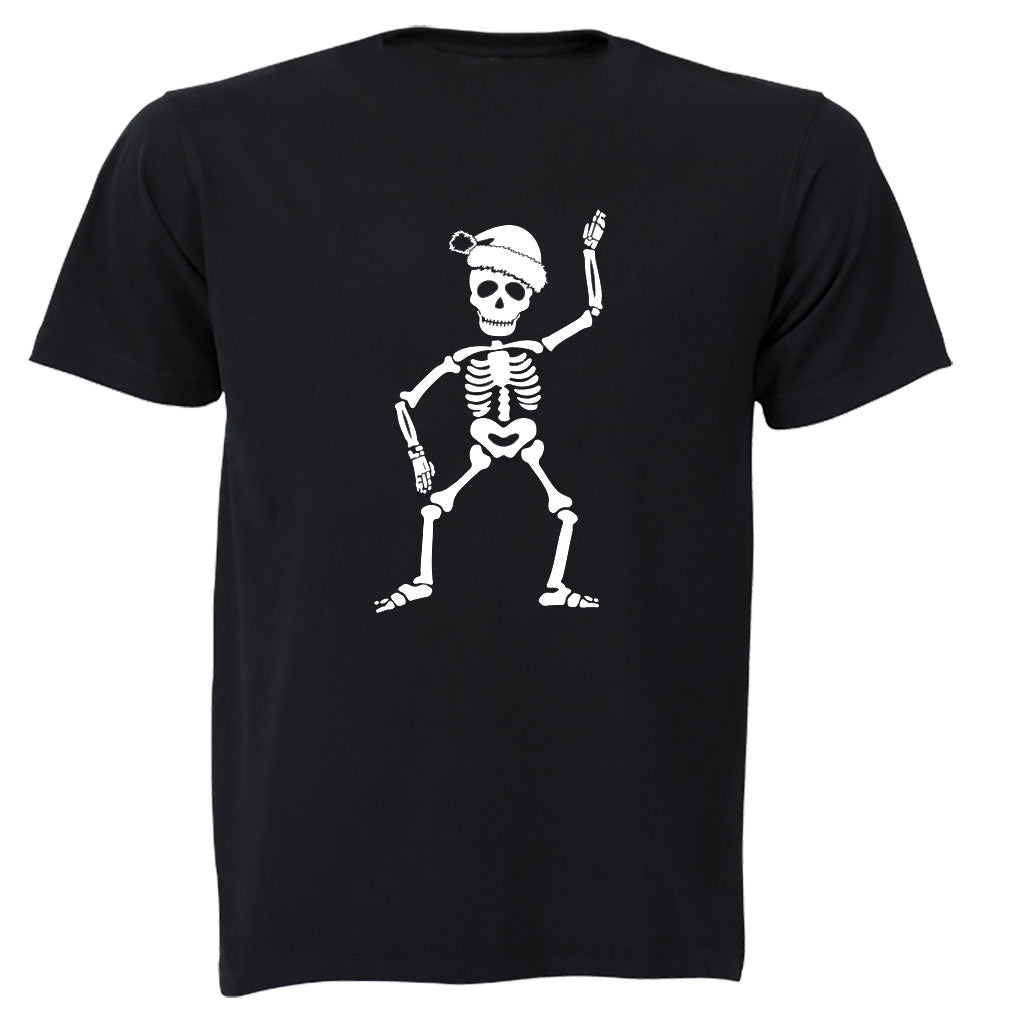 Festive Skeleton - Christmas - Adults - T-Shirt - BuyAbility South Africa