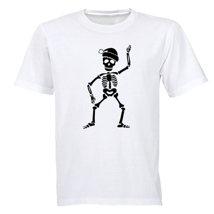 Festive Skeleton - Christmas - Adults - T-Shirt - BuyAbility South Africa