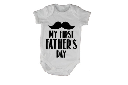 My First Father's Day - Mustache - Baby Grow - BuyAbility South Africa