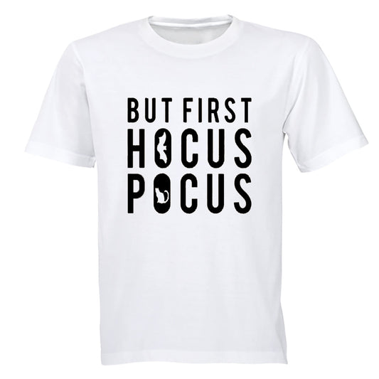 First, Hocus Pocus - Halloween - Kids T-Shirt - BuyAbility South Africa