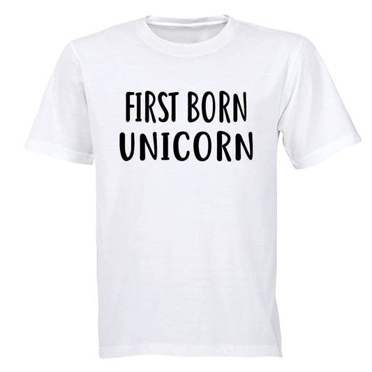 First Born Unicorn - Kids T-Shirt - BuyAbility South Africa