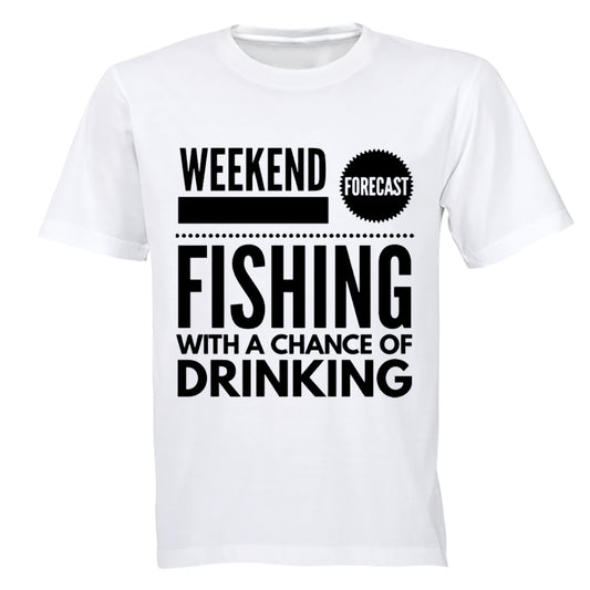 Fishing with a Chance of Drinking - Adults - T-Shirt - BuyAbility South Africa