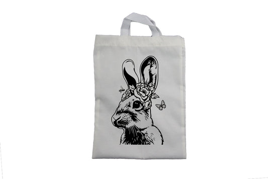 Floral Bunny - Easter Bag