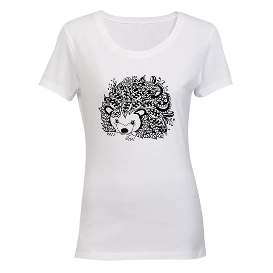 Flower Hedgehog - Ladies - T-Shirt - BuyAbility South Africa
