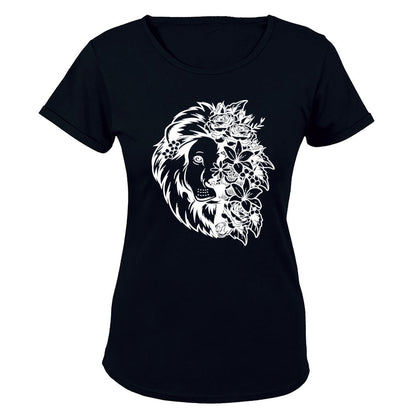 Flower Lion - Ladies - T-Shirt - BuyAbility South Africa