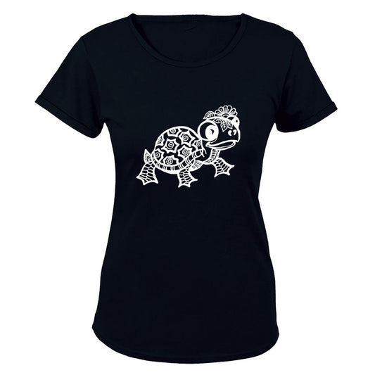 Flower Turtle - Ladies - T-Shirt - BuyAbility South Africa
