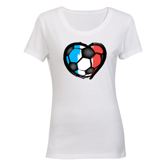France - Soccer Inspired - Ladies - T-Shirt - BuyAbility South Africa