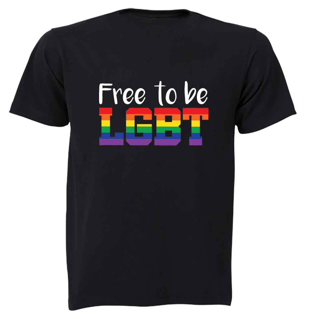 Free To Be LGBT - Adults - T-Shirt - BuyAbility South Africa
