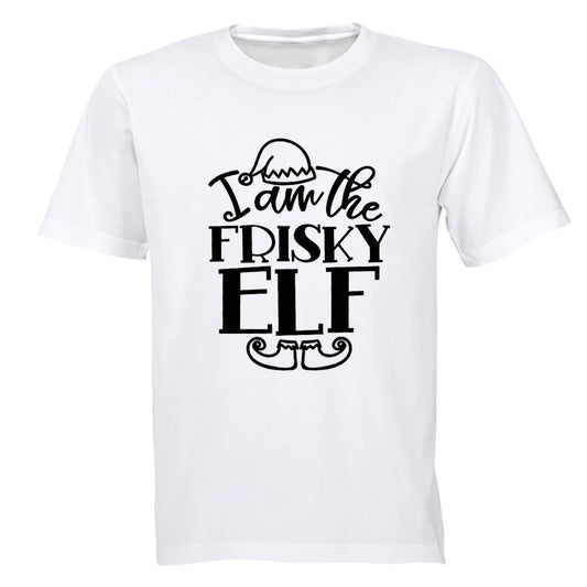 Frisky Elf - Christmas - Adults - T-Shirt - BuyAbility South Africa