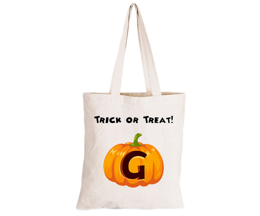 G - Halloween Pumpkin - Eco-Cotton Trick or Treat Bag - BuyAbility South Africa