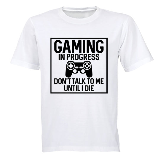 Gaming in Progress - Adults - T-Shirt - BuyAbility South Africa