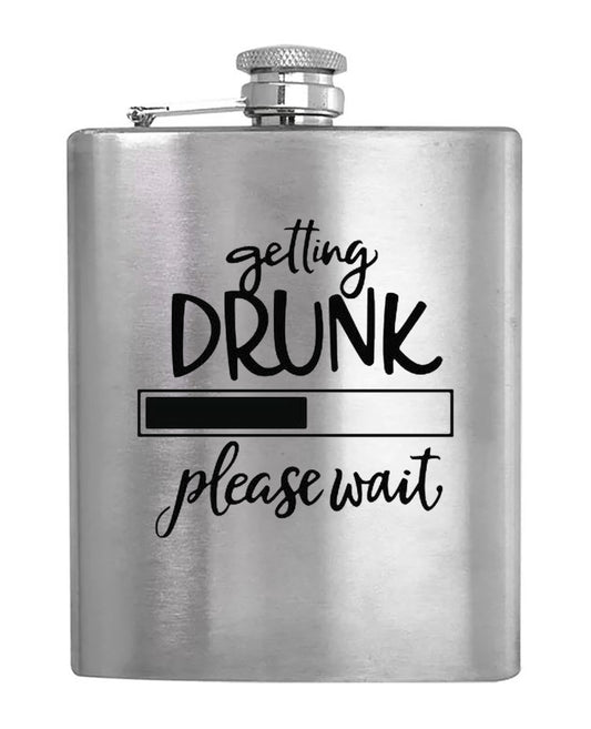Getting Drunk - Hip Flask
