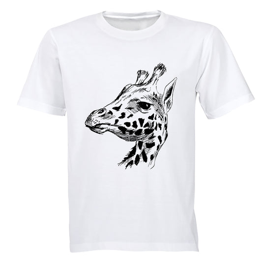 Giraffe Sketch - Adults - T-Shirt - BuyAbility South Africa