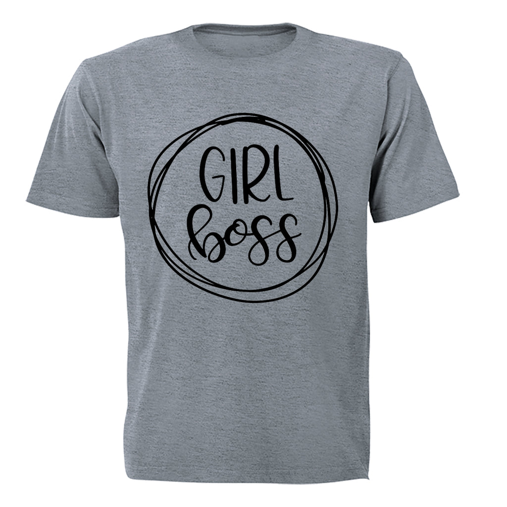 Girl Boss - Circular Design - Kids T-Shirt - BuyAbility South Africa